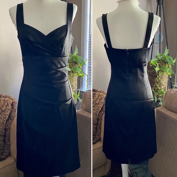 Boston Proper Dresses & Skirts - 🆕 BP Satin Little Black Dress